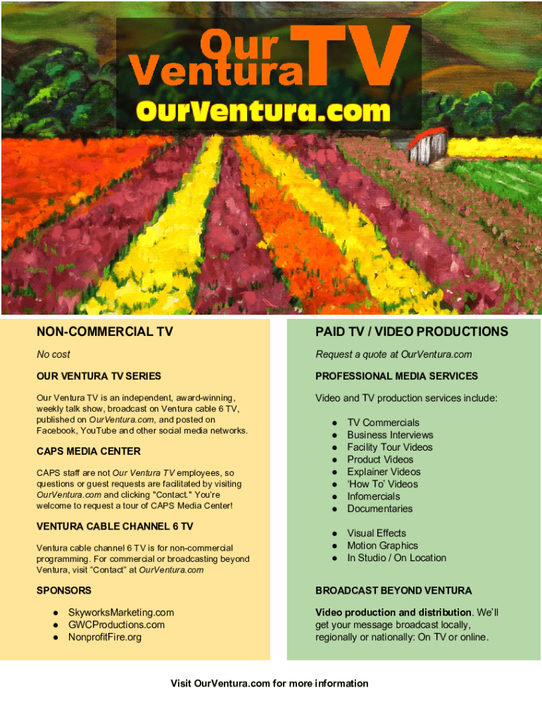 Fillable Online What Does a TV Producer Do? Television Producer Duties