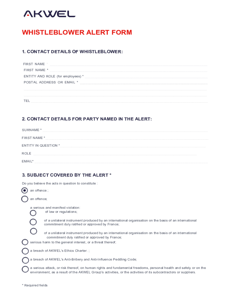 Fillable Online What is Whistleblower? Definition of Whistleblower ...