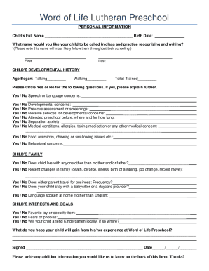 Form preview
