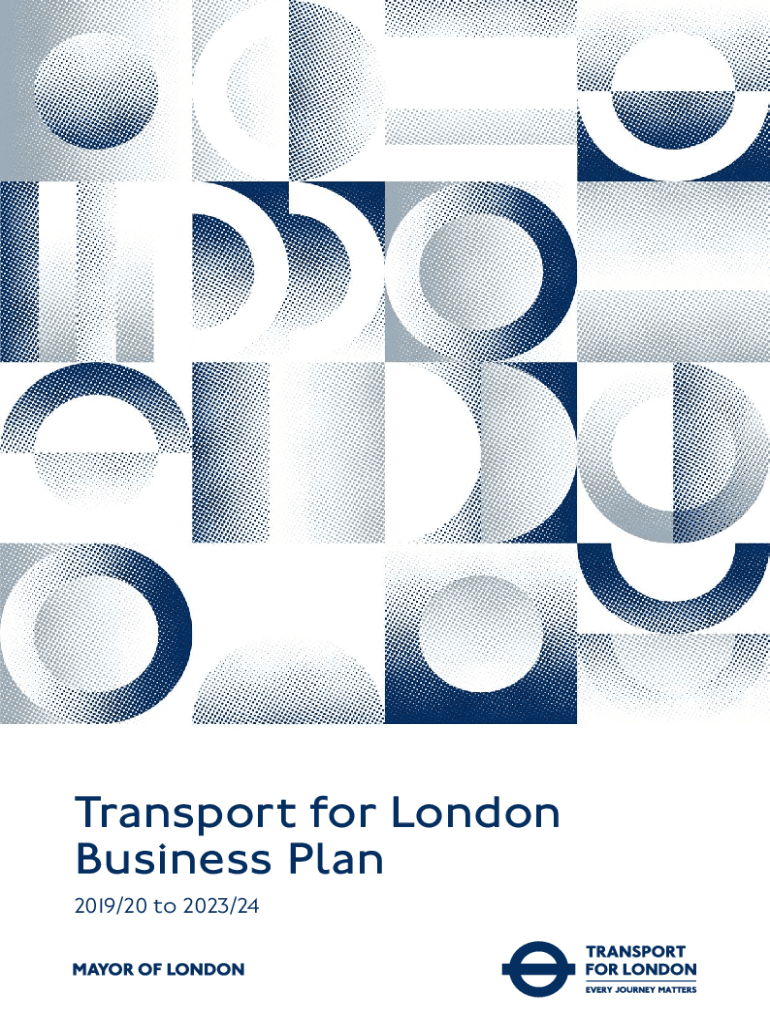 Fillable Online Transport for London Business PlanTransport for London