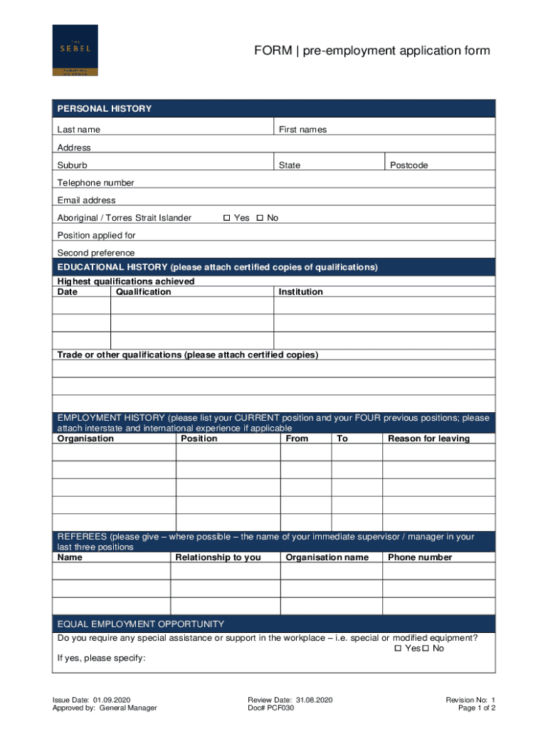 Form preview