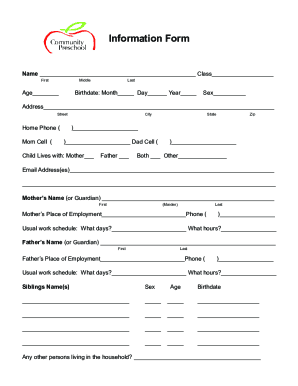 Form preview