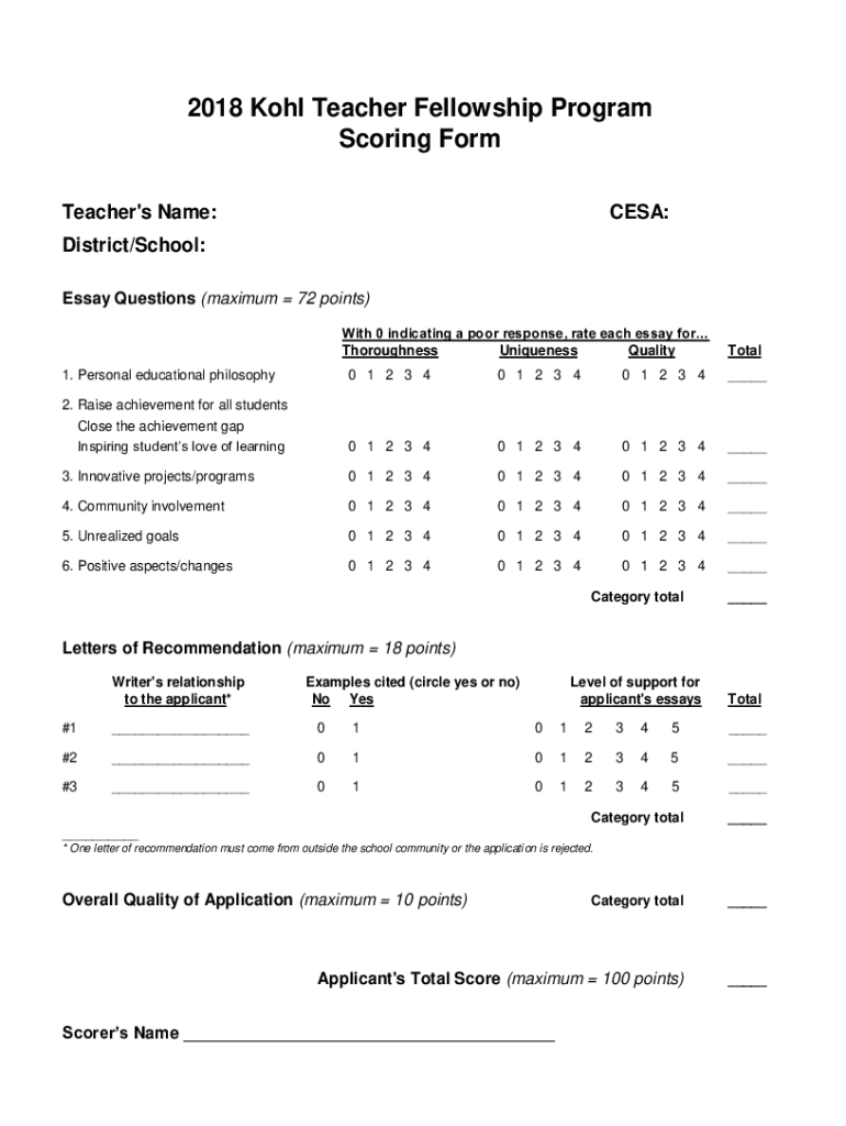Fillable Online Herb Kohl Educational FoundationWisconsin Department of