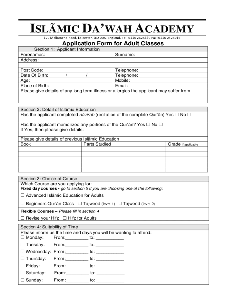 Form preview