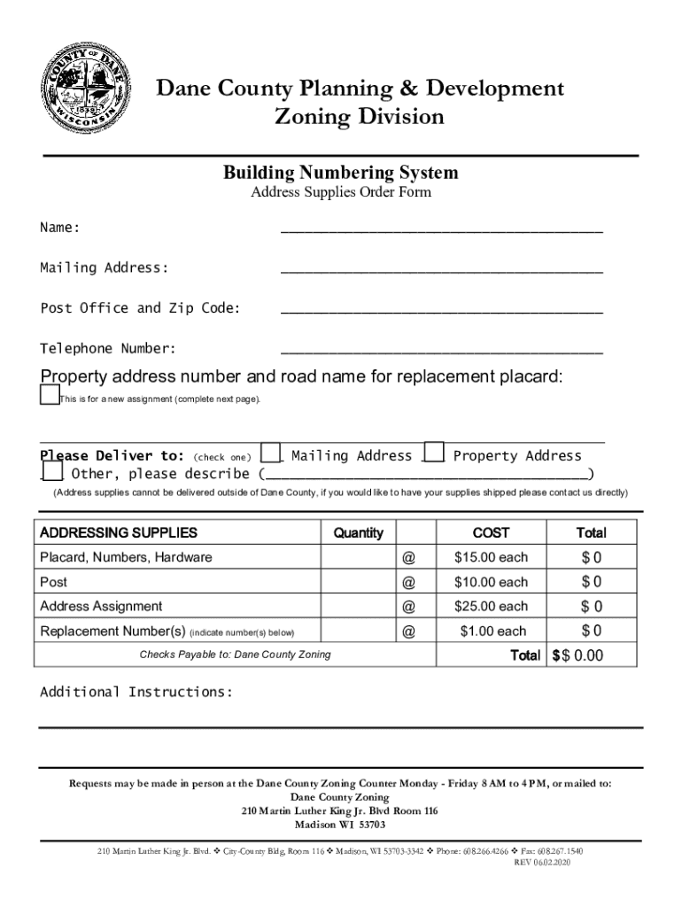 ContactDane County Planning and Development Preview on Page 1