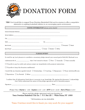 Donation Form