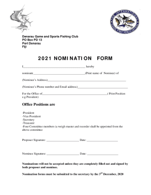 Tournament Calendar - Denarau Game &amp;amp; Sport Fishing Club