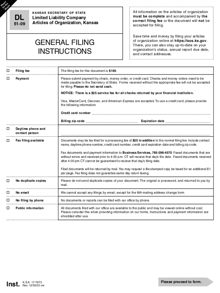 kansas limited liability company Preview on Page 1