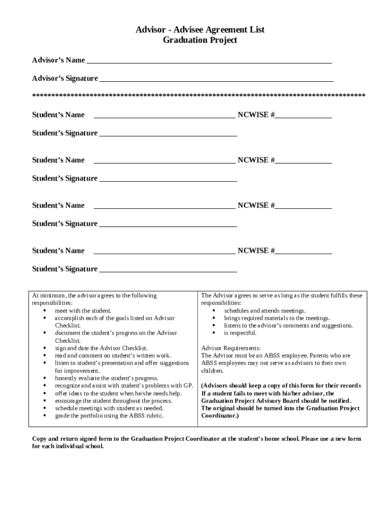 11+ Advisor Agreement Templates - PDF, Word, PagesFree ...11+ Advisor ...