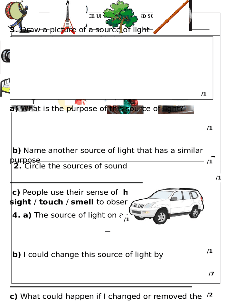 Science Worksheets Doc Template | pdfFiller