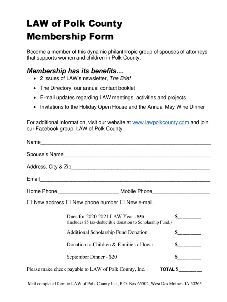 Fillable Online Forms - Polk County Iowa Fax Email Print - pdfFiller