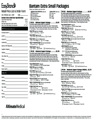 Bantam Extra Small Packages - Rehabmart.com