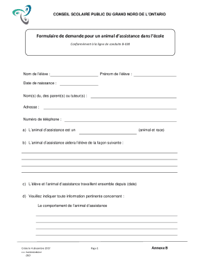 Information et processus respecter par les ... - cspgno.ca