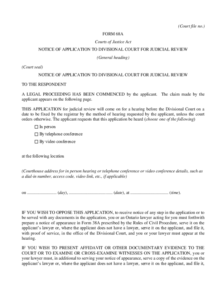 application court judicial review Preview on Page 1