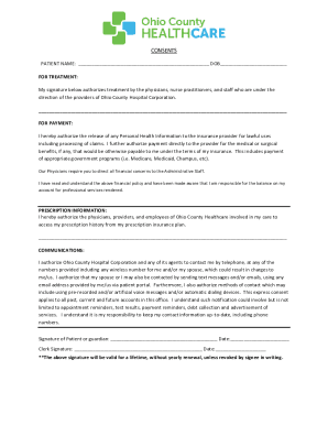 Patient Name DOB INFORMED CONSENT FOR TREATMENT