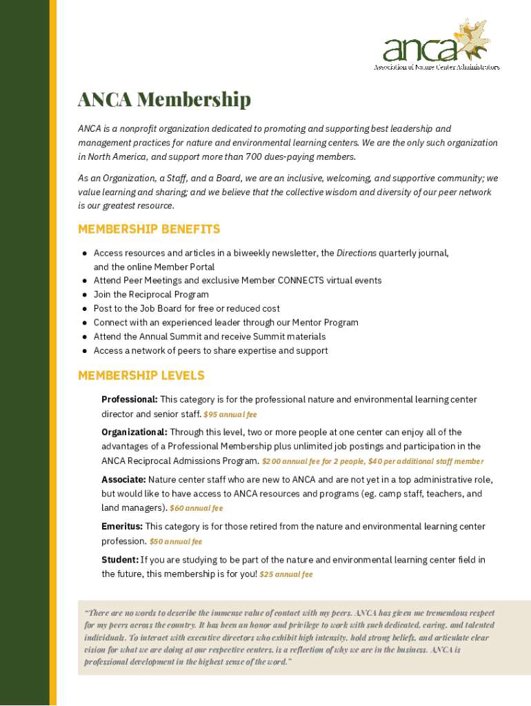 Fillable Online to ANCA Club HomeCustomer SelfServiceHome