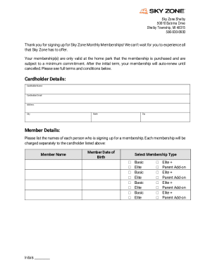Fillable Online Sky Zone Waiver - Fill Out and Sign Printable PDF ...