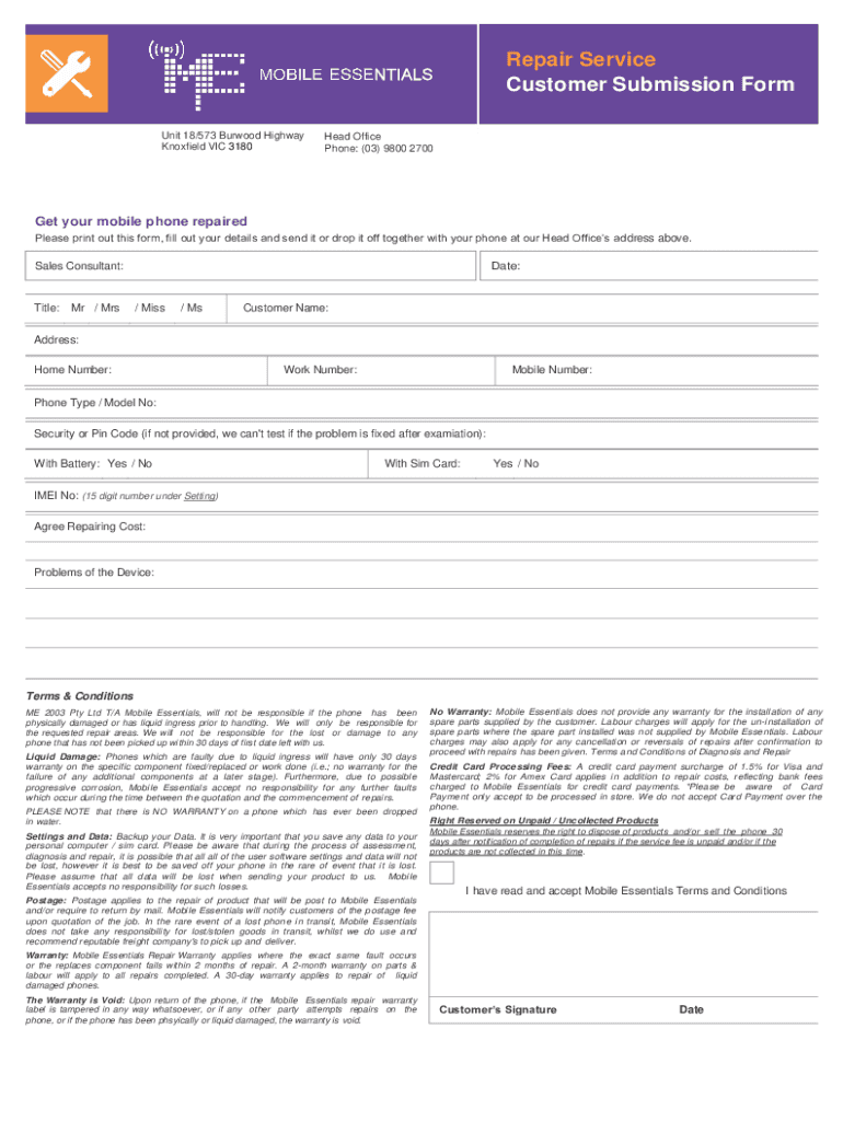 Form preview
