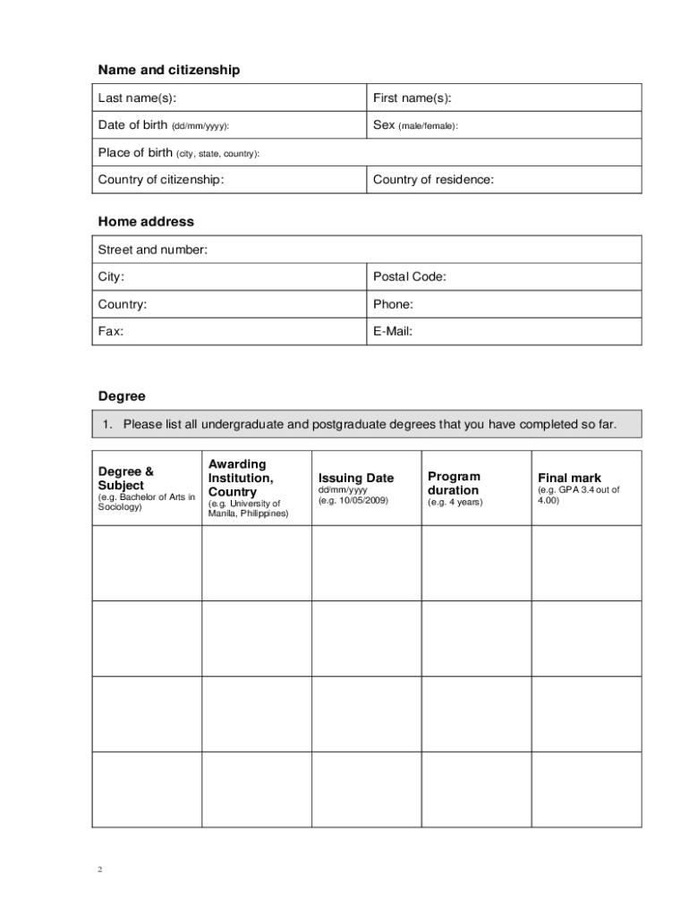 Form preview