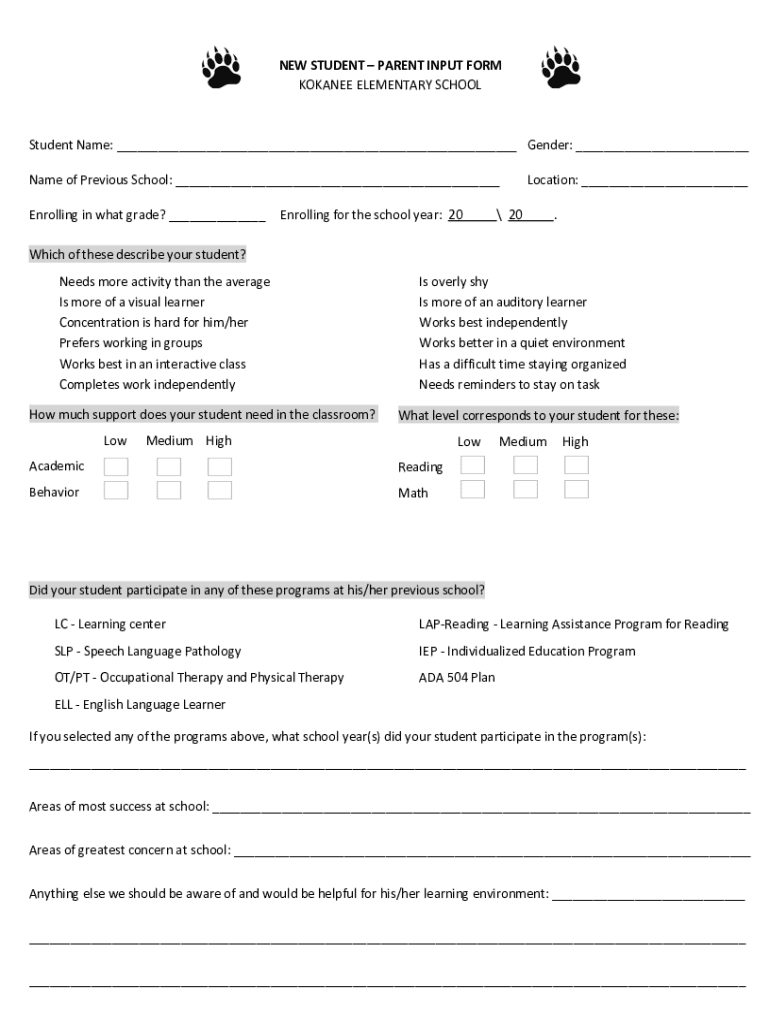 Form preview