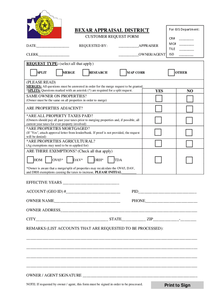 Fillable Online Application for Property Tax Abatement Exemption