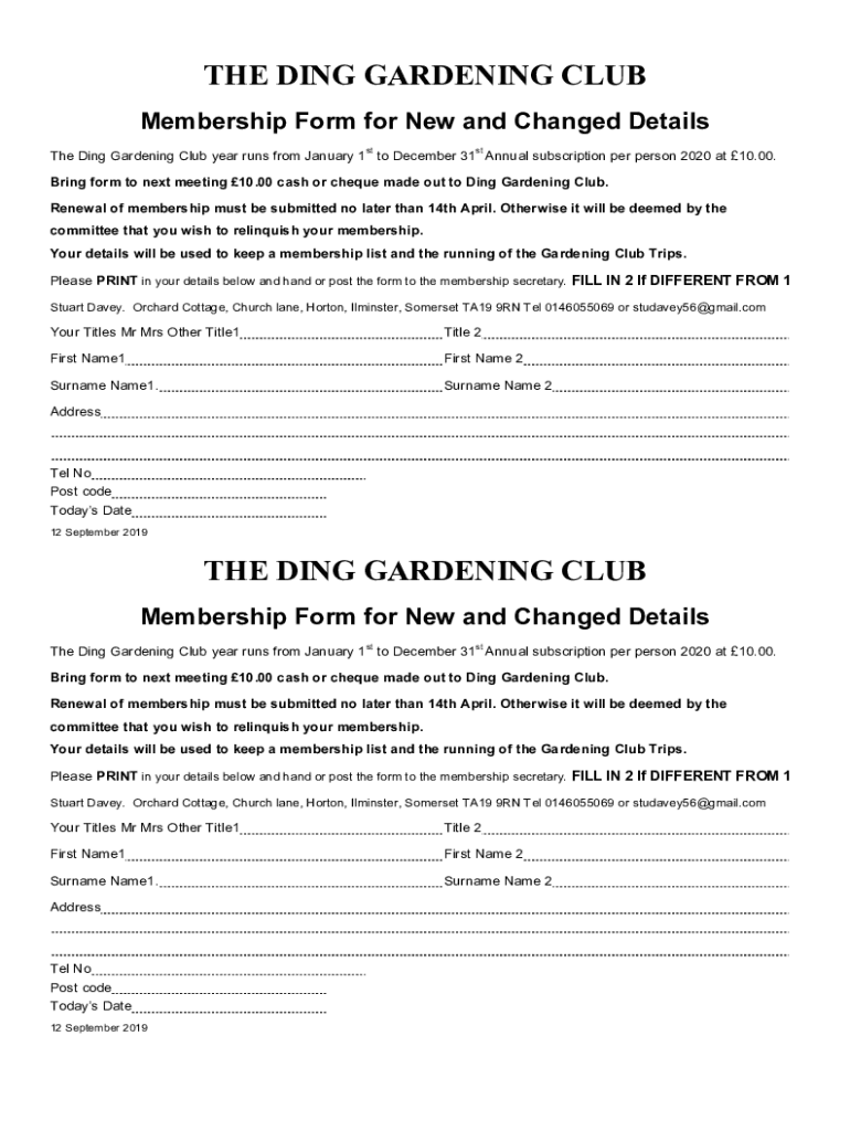 Fillable Online Garden GuidesGarden Club Program Ideas4 Ways to Start a Gardening Club