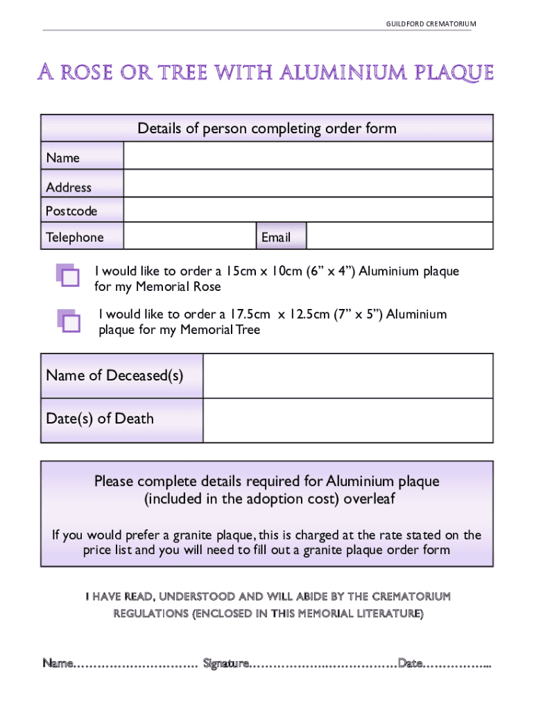 Free Printable Cemetery Record Sheet
