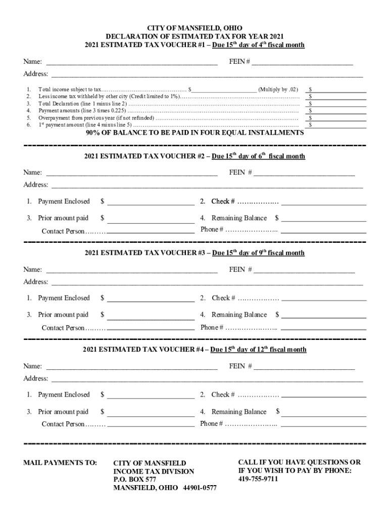 Fillable Online All Tax Forms - Columbus, Ohio Fax Email Print - pdfFiller