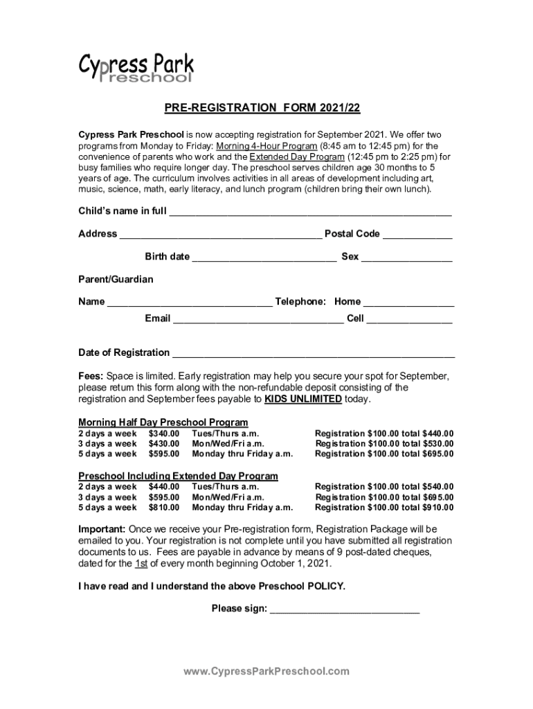 Form preview