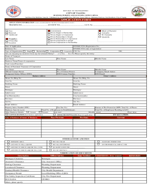 Taguig City Building Permit Form - Fill Online, Printable ...