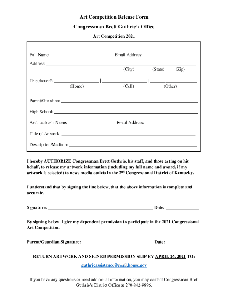 drawing competition form format Preview on Page 1