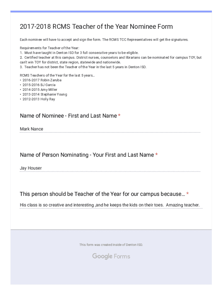 Form preview