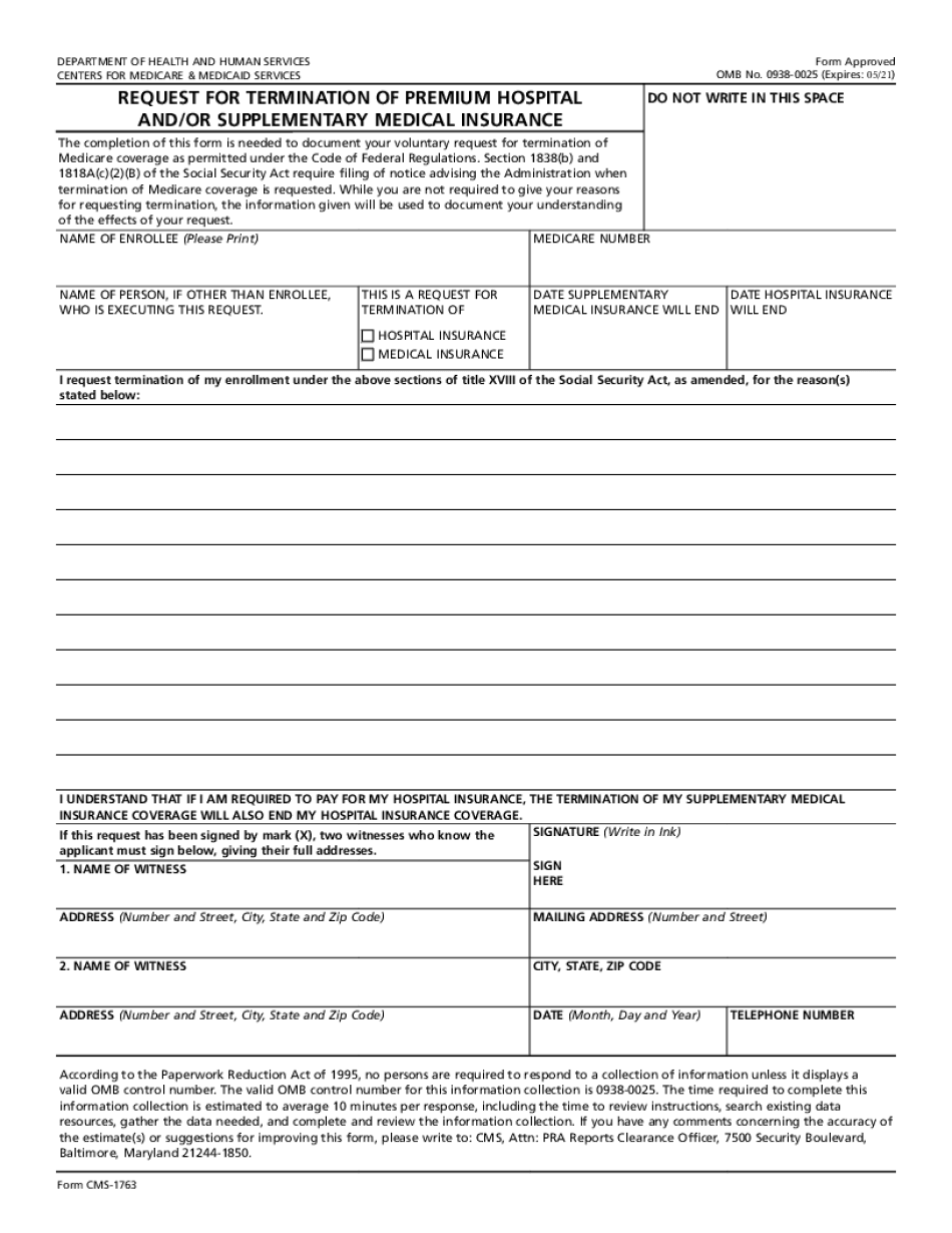 2017-2023 Form Cms-1763 Fill Online, Printable, Fillable