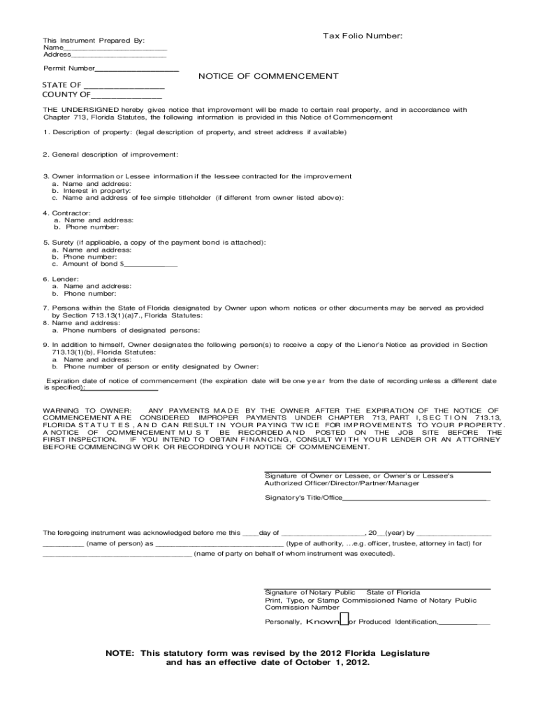 Fillable Online Tax Folio Number Fax Email Print pdfFiller