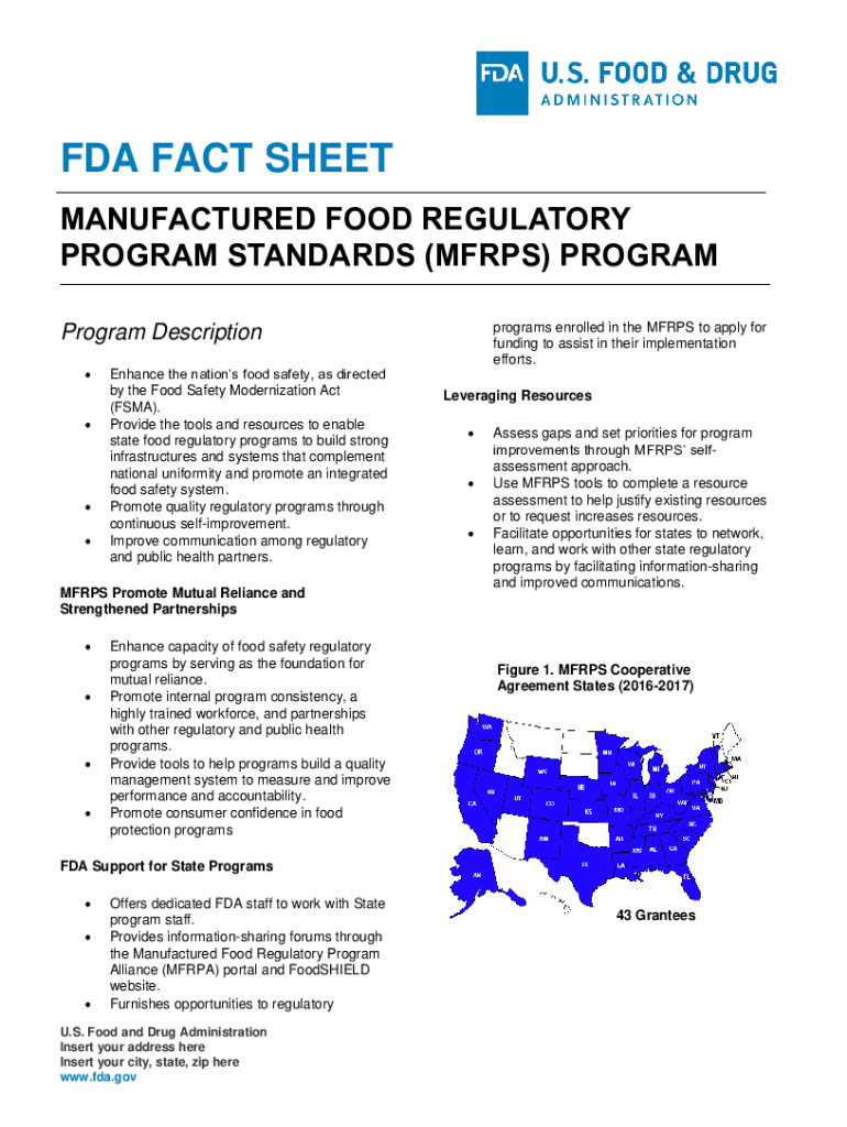 Fillable Online FDA FACT SHEET - Food and Drug Administration Fax Email ...