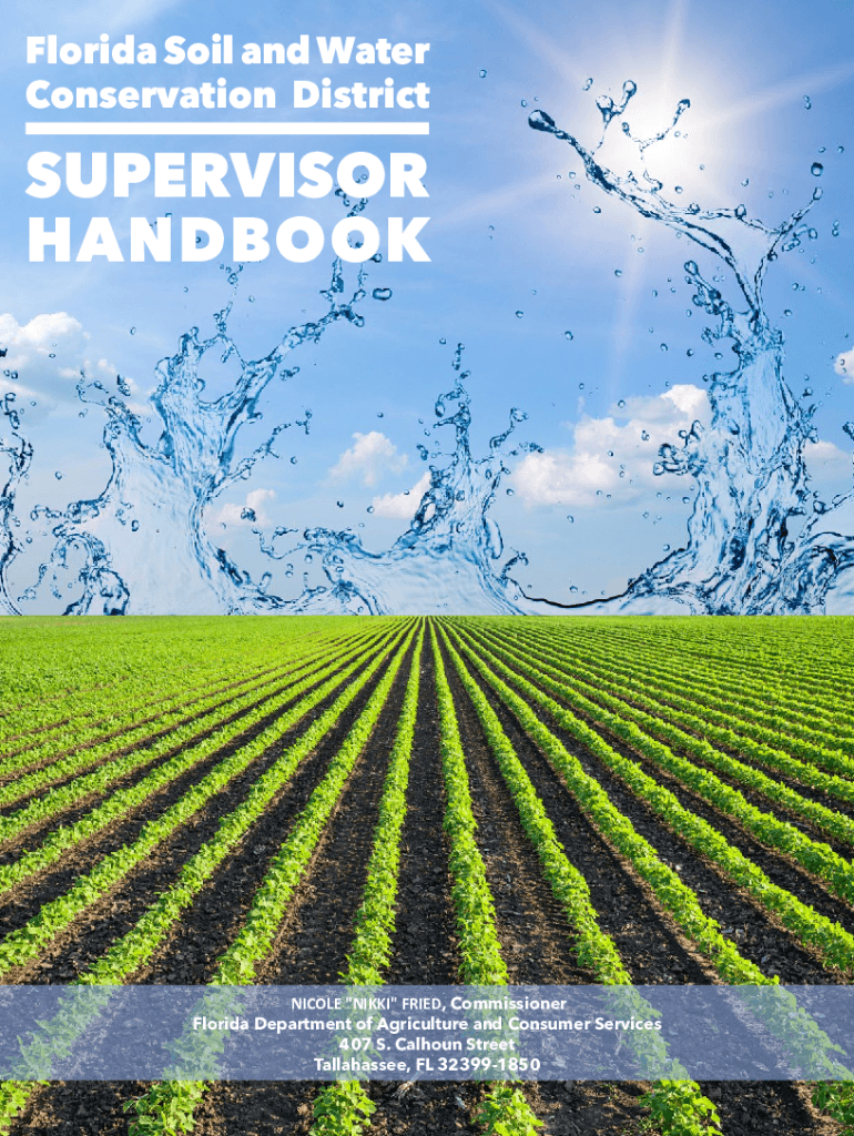 Fillable Online Florida Soil and Water Conservation District Supervisor