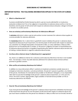 Fillable Online Marchman act forms and paperwork" Keyword Found ...