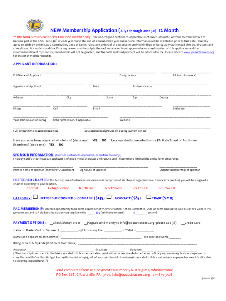 tour guide renewing application form