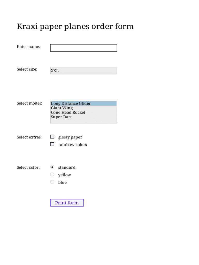 Form preview