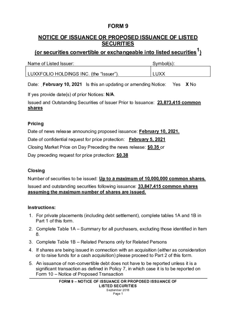 Form preview