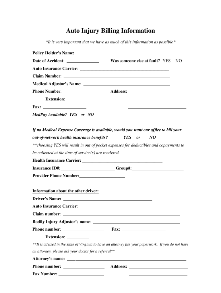 Fillable Online Does Medicare Cover Auto Accident Injuries Under New Law? Fax Email Print