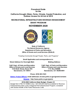 RIRE Procedural Guide - California State Parks