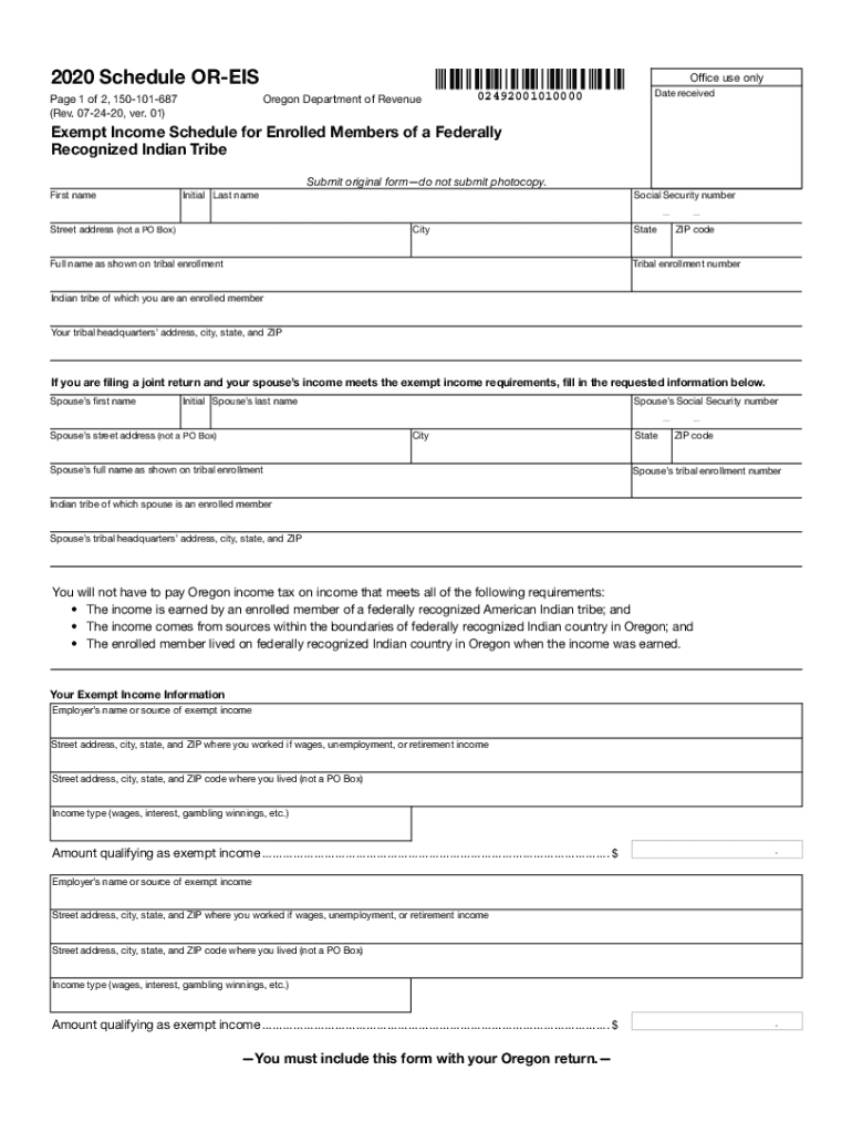 Fillable Online Oregon Tax Forms 2020 Printable State Form OR40 and