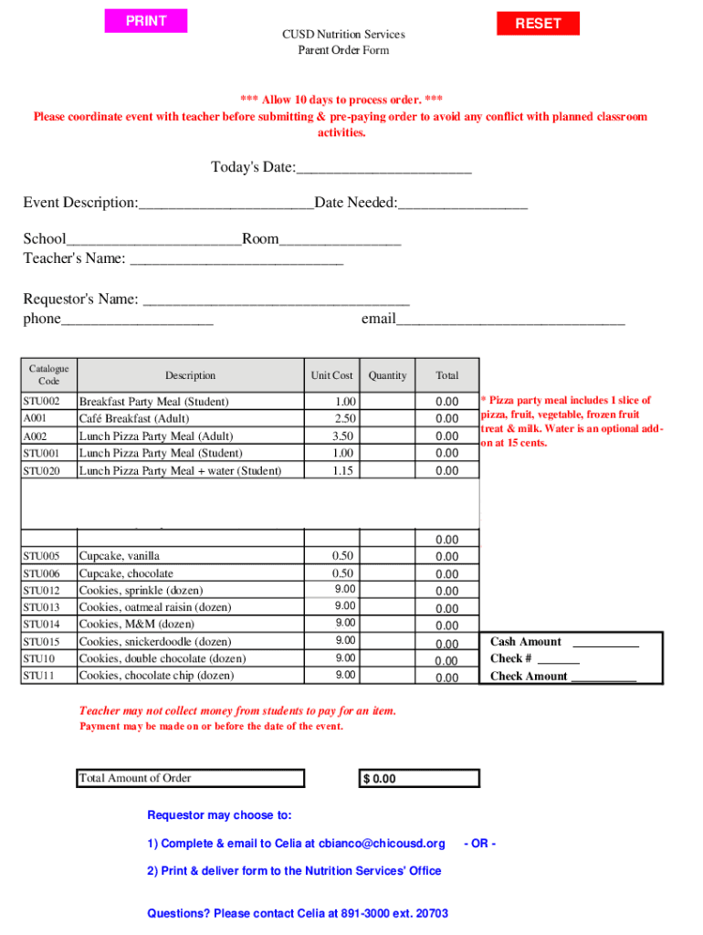 Form preview
