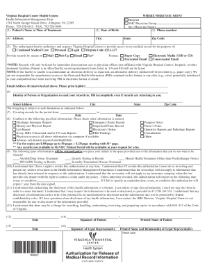 Authorization for Release of RI0001 ... - Arlington, VA