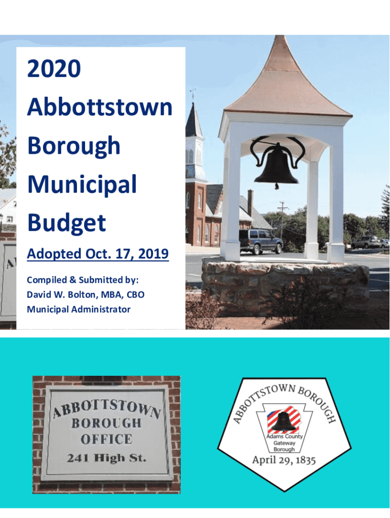 Fillable Online Abbottstown Adams County, Pennsylvania Fax Email