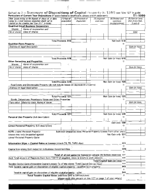 Canada T1 General Tax Schedule 3