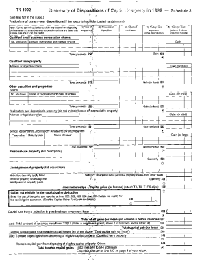 IRS Form 5008 Schedule 3
