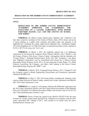 MCIA - Resolution 18-21 - Authorizing Execution of Letter Agreement (MasTec)