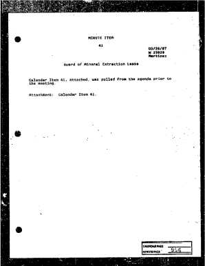 41 Award of Mineral Extraetion Lease Mart-inez Calendar Item 41 ...